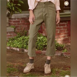 The Great. The Admiral Pant in Army Green